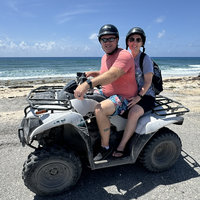 ATV Cozumel Excursion Jenny and Sarge